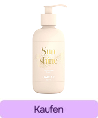 Hand- und Körperlotion MAKEAR Sunshine mit goldener Mica